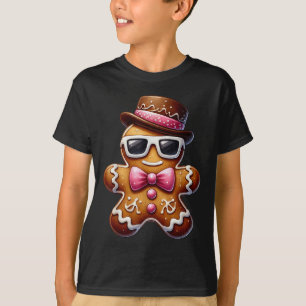 Gingerbread Man Koekje Kerst Nk Coquette Kerstmis T-shirt