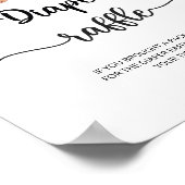 Gingerbread man koekjesluier loterij poster (Hoek)