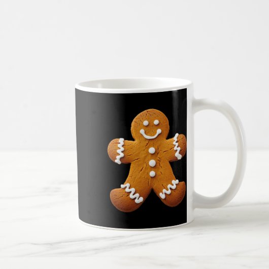 Gingerbread Man Kostuum Grappig Halloween Kerstmis Koffiemok (Rechts)