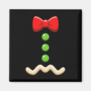 Gingerbread Man Kostuum Kerst Halloween Cookie Magneet