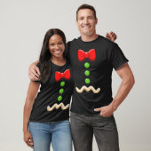 Gingerbread Man Kostuum Kerst Halloween Cookie T-shirt (Unisex)