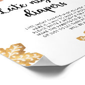 Gingerbread man \ Late nacht luiers spel Poster (Hoek)