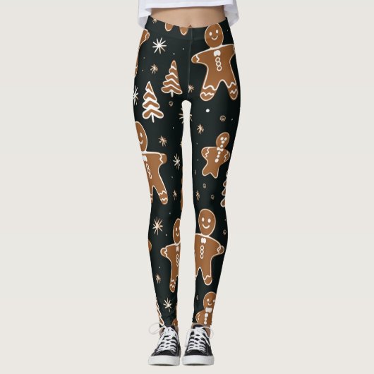 Gingerbread man Leggings (Voorkant)