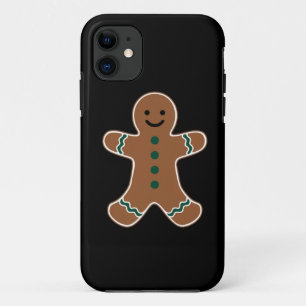 Gingerbread Man Lichaam Kostuum voor Kerstmis Case-Mate iPhone Case