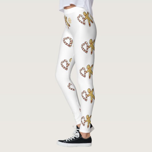 Gingerbread man liefde leggings (Links)