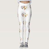 Gingerbread man liefde leggings (Voorkant)