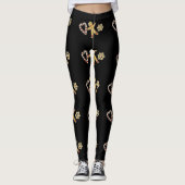 Gingerbread man liefde leggings (Voorkant)