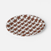 Gingerbread Man Mannen Cookie Christmas Holiday Pa Papieren Bordje (Gekanteld)
