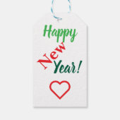 GingerBread Man, Merry Christmas pixel art Cadeaulabel (Achterkant)