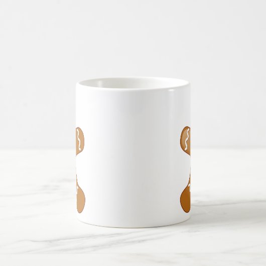 Gingerbread Man met Snoep Buttonnen Koffiemok (Center)