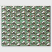 Gingerbread Man- Mint Cadeaupapier (Vlak)