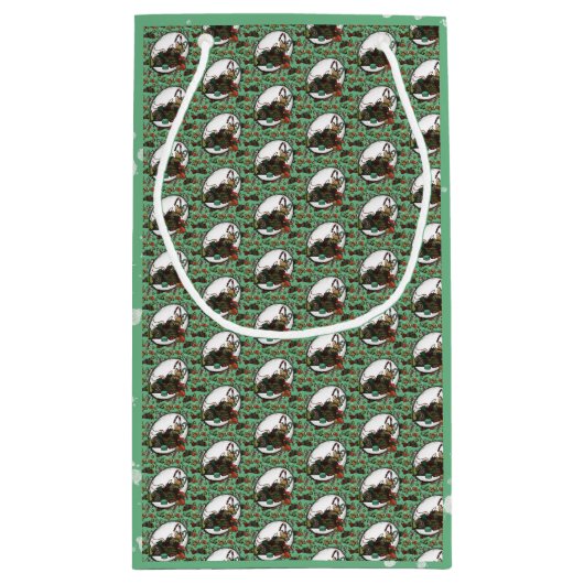 Gingerbread Man- Mint Klein Cadeauzakje (Achterkant)