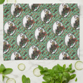 Gingerbread Man- Mint Theedoek (Gevouwen)