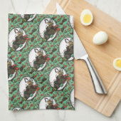 Gingerbread Man- Mint Theedoek (Quarter Fold)