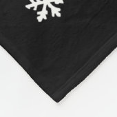 Gingerbread Man Oh Snap Christmas Funny Cookie Bak Fleece Deken (Hoek)