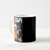 Gingerbread Man Oh Snap Christmas Funny Cookie Bak Koffiemok (Voorkant links)