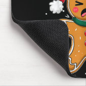 Gingerbread Man Oh Snap Christmas Funny Cookie Bak Muismat (Hoek)