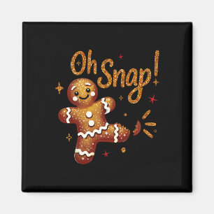 Gingerbread Man Oh Snap Kerst Morsige Cookie Byk Magneet