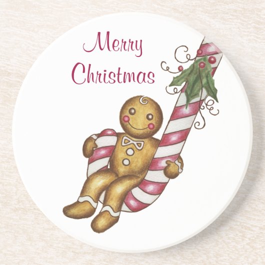 Gingerbread Man Onderzetter (Voorkant)