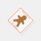 Gingerbread Man Papieren servetten (Hoek)