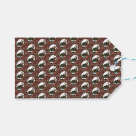 Gingerbread Man- Pepermunt Cadeaulabel