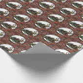 Gingerbread Man- Pepermunt Cadeaupapier (Hoek)