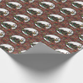 Gingerbread Man- Peppermint Cadeaupapier (Hoek)