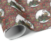 Gingerbread Man- Peppermint Cadeaupapier (Rol Hoek)