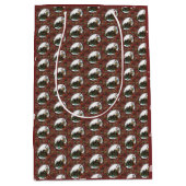 Gingerbread Man- Peppermint Medium Cadeauzakje (Voorkant)