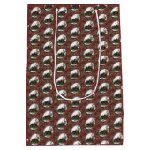 Gingerbread Man- Peppermint Medium Cadeauzakje (Achterkant)