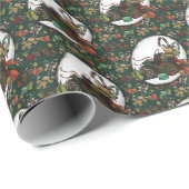 Gingerbread Man: Pine Cadeaupapier (Rol Hoek)