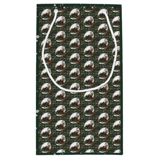 Gingerbread Man: Pine Klein Cadeauzakje (Achterkant)