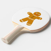 Gingerbread Man Ping Pong Paddle Tafeltennisbatje (Voorkant Gekanteld)