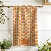 Gingerbread Man Scandinavisch Mongogram Leuke Vaka Theedoek