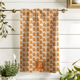 Gingerbread Man Scandinavisch Mongogram Leuke Vaka Theedoek