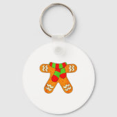 Gingerbread Man Shirt Adult Kids Men Women Cookie  Sleutelhanger (Voorkant)