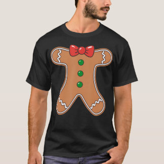 Gingerbread Man Shirt Adult Kinder Mannen Vrouwen 