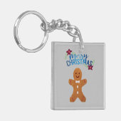 Gingerbread man Sleutelhanger (Voorkant Links)