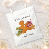 Gingerbread Man Star Cookie Scandi Vrolijk Kerstfe Bedankzakje (Geknipt)