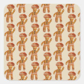 Gingerbread Man Sticker (Voorkant)