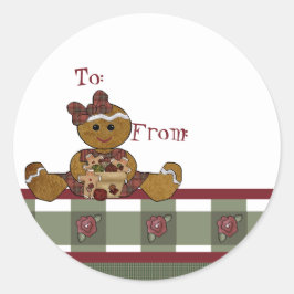 Gingerbread Man Sticker