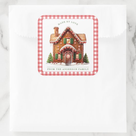 Gingerbread Man Sticker (Tas)