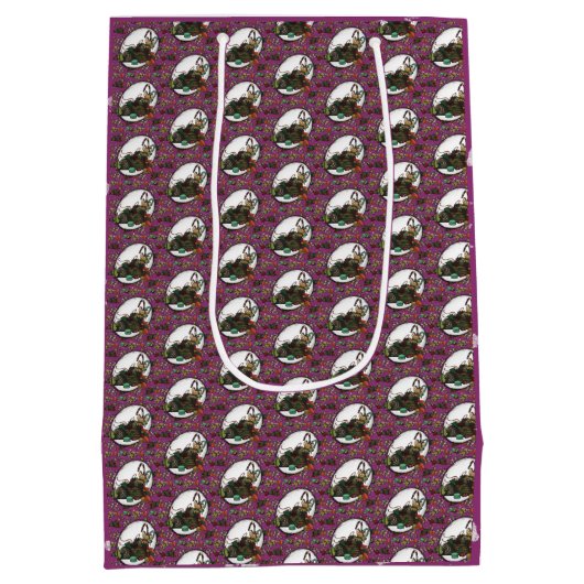 Gingerbread Man- Sugar Plum Medium Cadeauzakje (Achterkant)