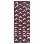 Gingerbread Man- Sugar Plum Wijn Cadeautas (Achterkant)