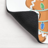 Gingerbread Man Tangled Christmas Lights  Muismat (Hoek)