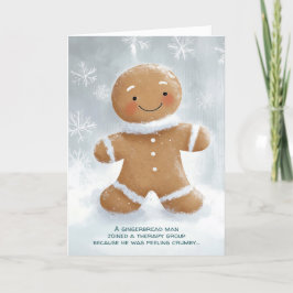 Gingerbread Man Therapie Kerstmis Kaart