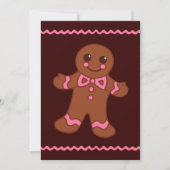 Gingerbread Man uitnodiging (Voorkant)