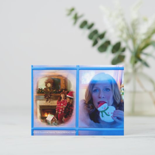 GINGERBREAD MAN Vakantiay Briefkaart (Staand voorkant)
