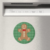 Gingerbread Man Vakantie Magneet (Insitu (Vaatwasser))