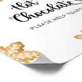 Gingerbread man - Warme chocoladereep Poster (Hoek)